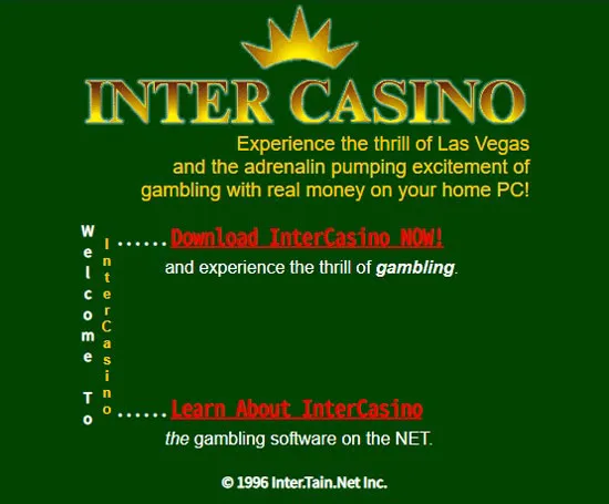 世界初のオンカジはインターカジノ